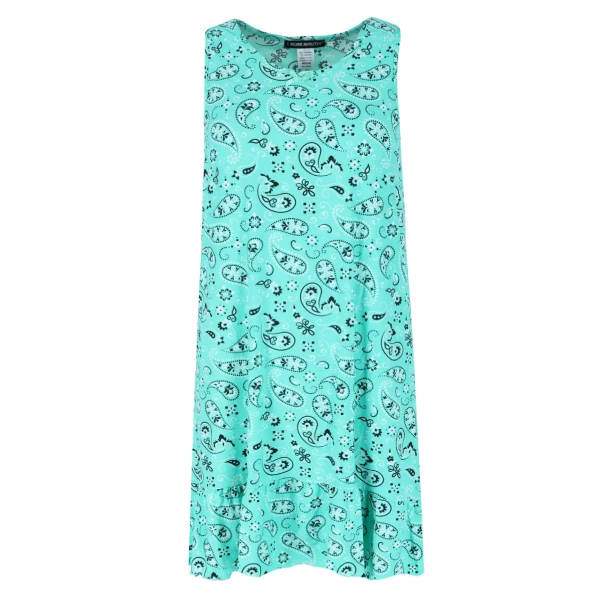 Women's Paisley Sleeveless Sleep Gown