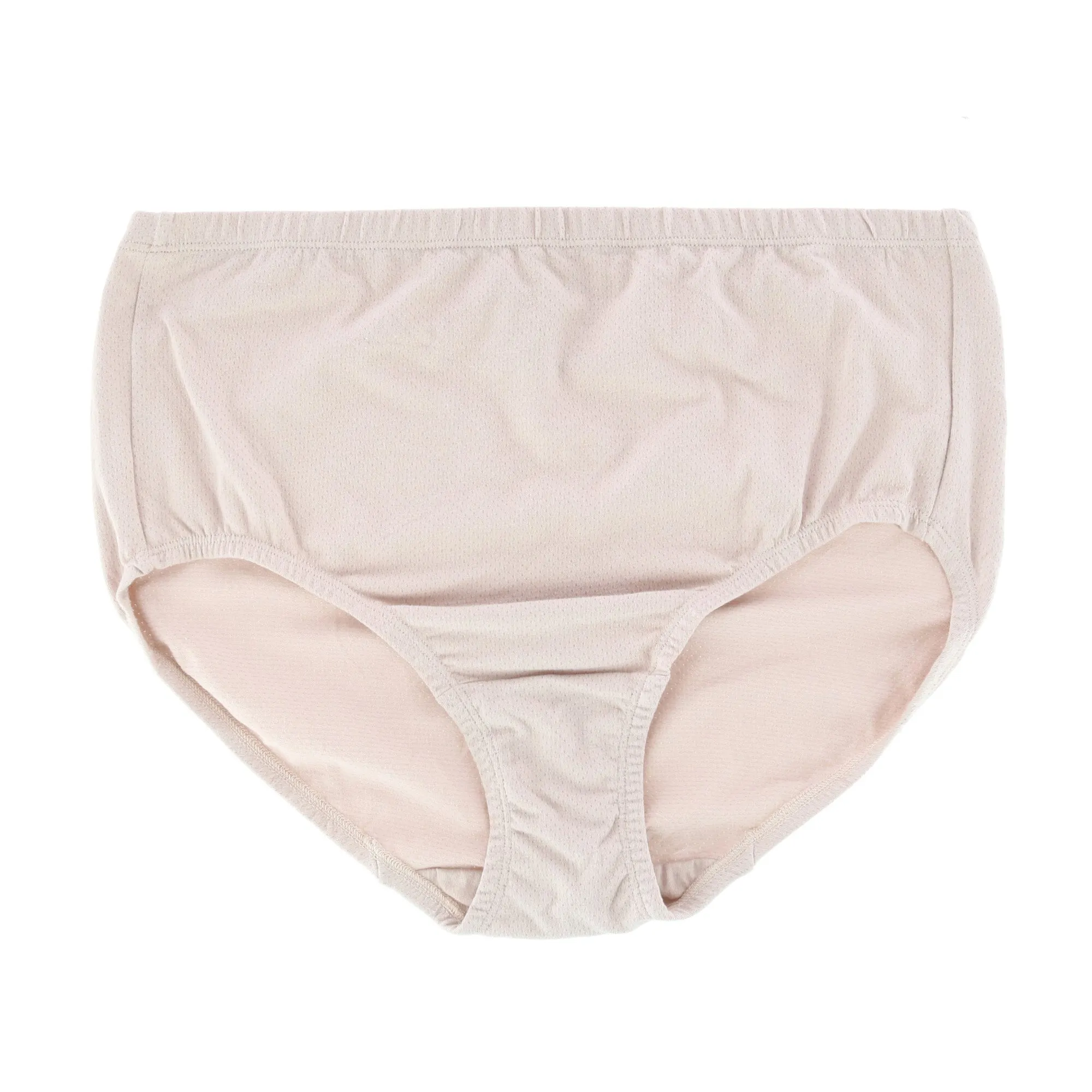 Women's Plus Size Cotton-Mesh Brief Underwear (6 Pack)