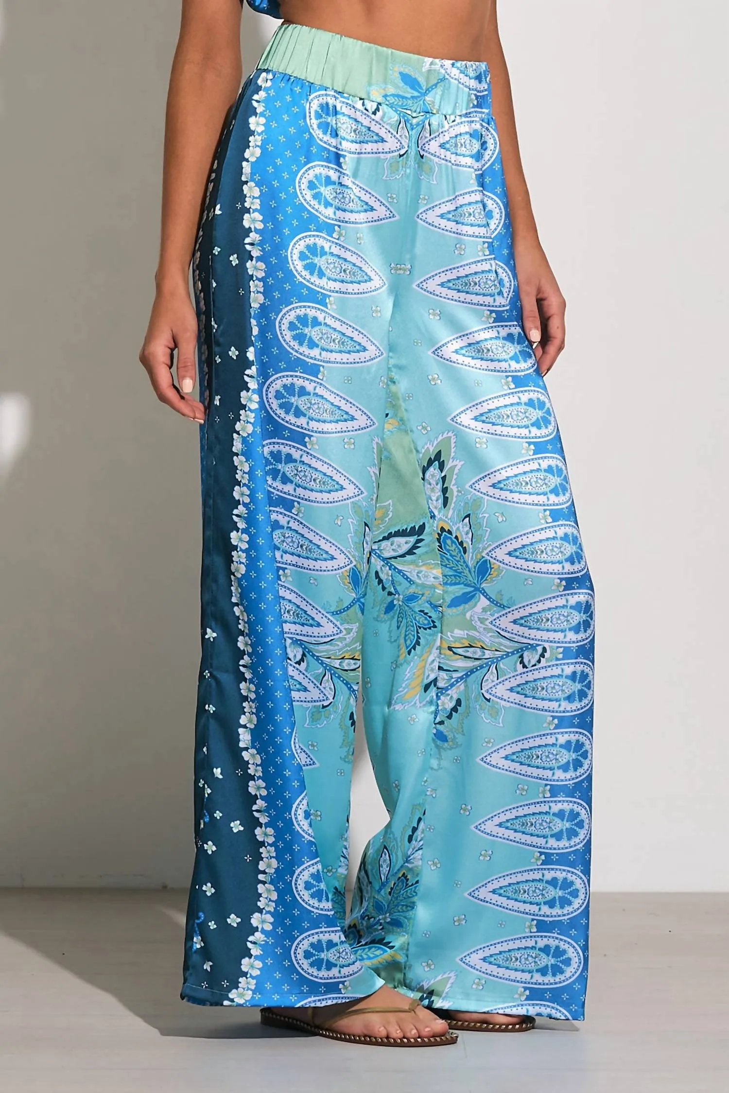 Zade Pant In Abstract Print